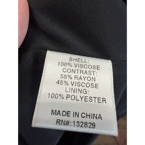 STONE COLD FOX  Lea Mini Dress Black BLD Long Sleeve Classic Romantic Sz S - Picture 11 of 11